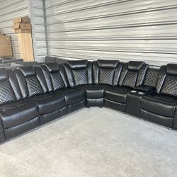 Brand New Power Reclining Sectional Couch