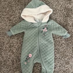 6-9 Months Baby Girl Winter Body Suit
