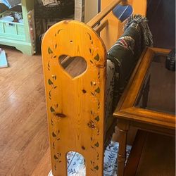 Vintage blanket holder 