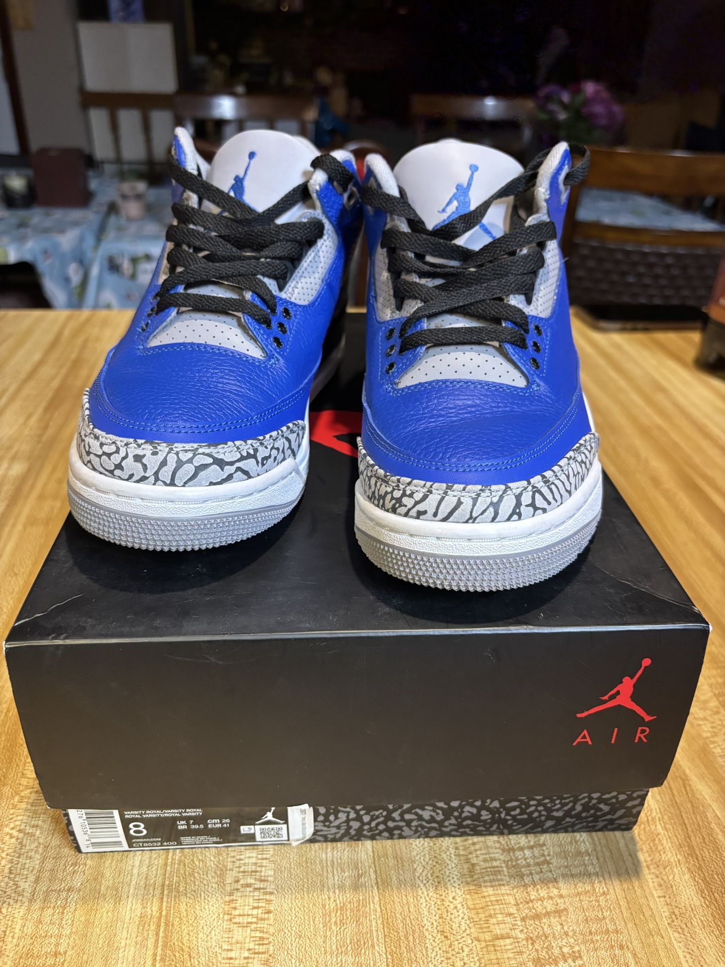 Jordan Retro Varsity Royal Cement Blue