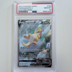 PSA 10 Dragonite V Evolving Skies ‼️🚨
