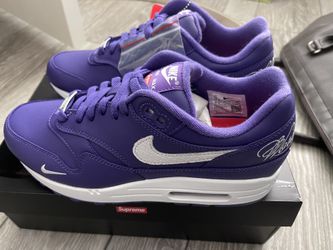 Nike Air Max 1 ‘87 purple supreme size 8.5 new