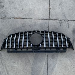 For 2019-2022 Mercedes-Benz W205 C Class C43 AMG GT Style Grille W/ Camera