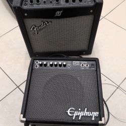 Guitar Amp Fender Mustang & Epiphone Studio 15