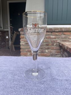German Glass Beer Goblet