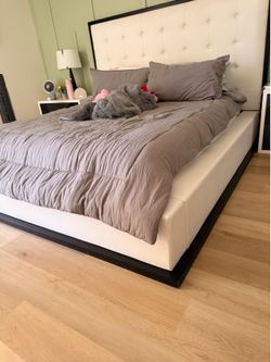 Modern bed frame KING size bed