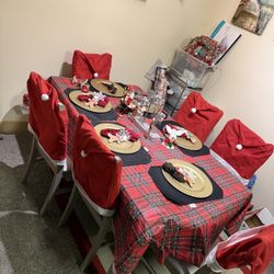 Dinning Table Set With 6 Chairs