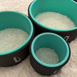 Yoga Buddy Yoga Wheel Set of 3, Back Stretching, 