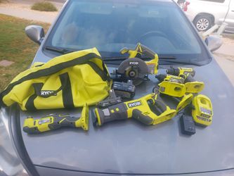 Ryobi cordless tool set