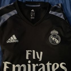 Real Madrid Adizero Away Kit Black jersey #11 BALE
