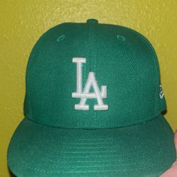 Green LA hat