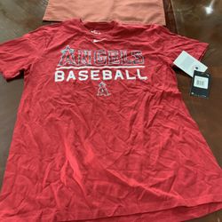 Angels Baseball T-Shirt Womens