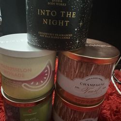 Bath And Body Works Candles Each 