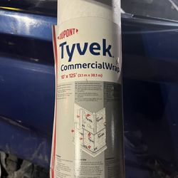 Tyvek Commercial Wrap 10’ X 125’ (2) Rolls