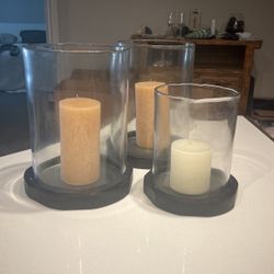 3 Piece Candle Set
