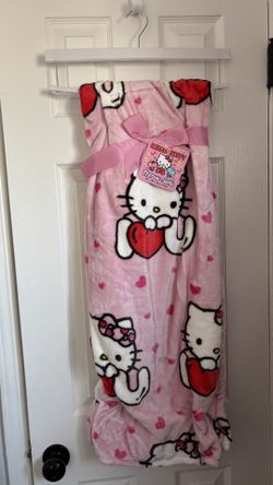 Hello Kitty I Love You Blanket 