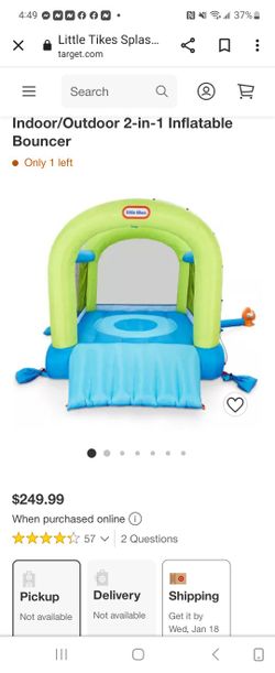 Little Tikes Splash And Bounce House New In Box!!