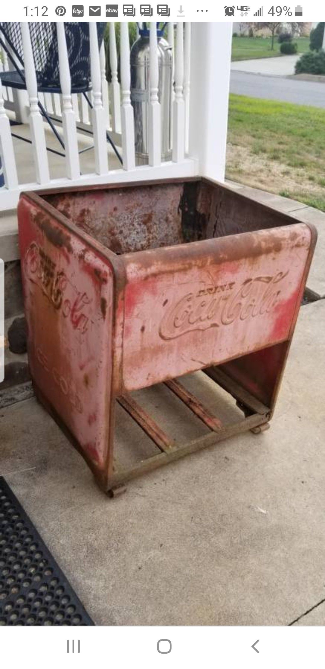 Coca-Cola cooler shell