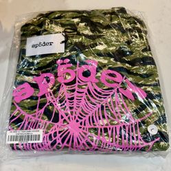 Sp5der Hoodie ‘Tiger Camo’ Large
