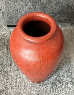 Mid/Late Century Medium Hand-Glazed Ceramic Pot