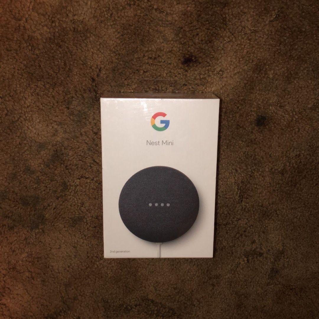 Google Nest Mini 2nd Gen (Charcoal)