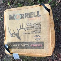 Morrell Targets 4-Sided Archery Target, Field Point Shooting Bag, Double Duty 450fps