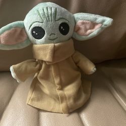 Star Wars Grogu Small The Mandalorian Plush Toy Good Condition With Fabric Tag