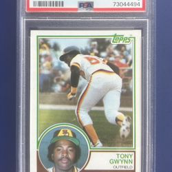 1983 Topps Tony Gwynn Rookie Baseball Card Graded PSA 6