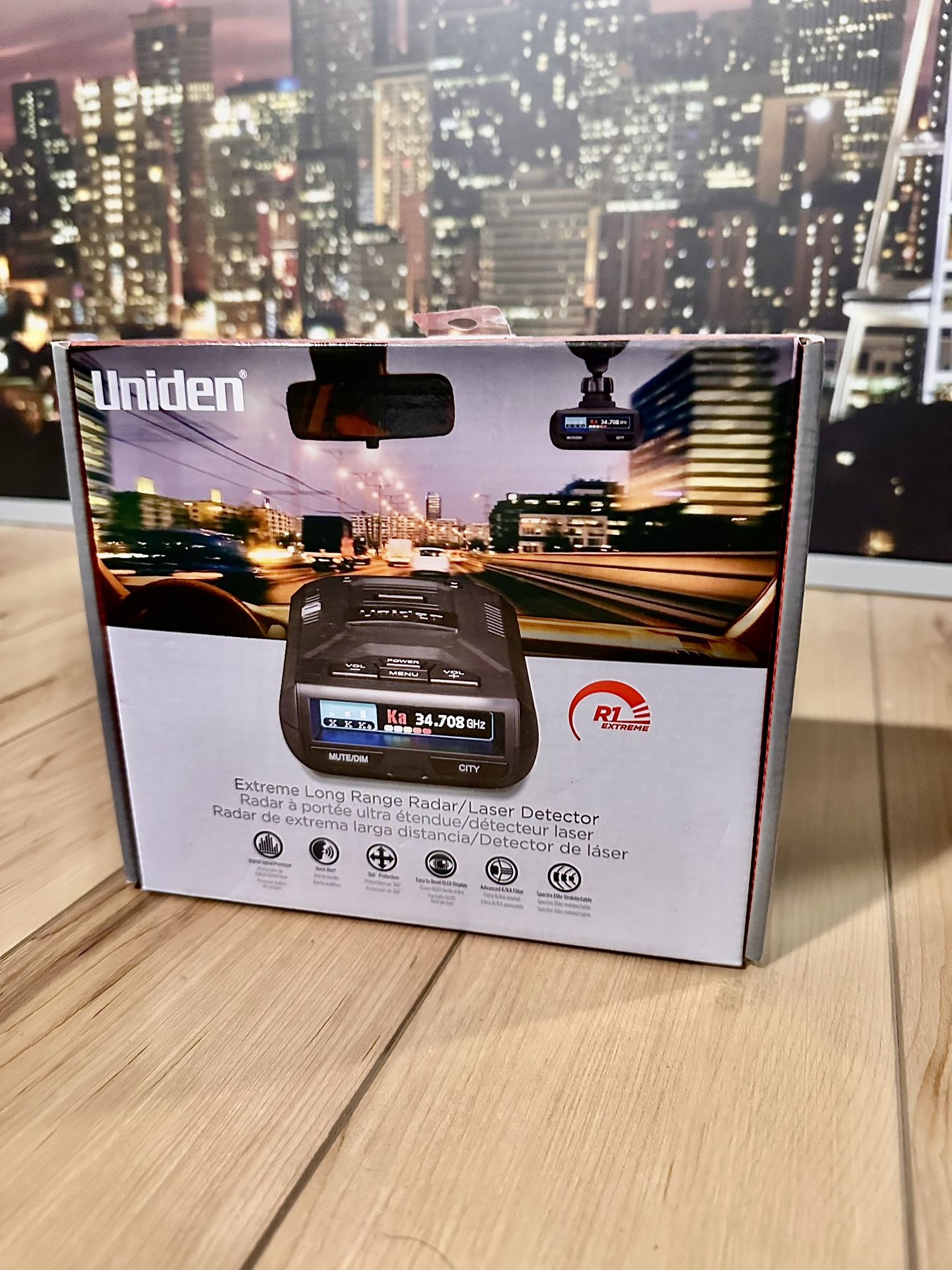 Extreme Long Range Radar Laser Detector Uniden R1