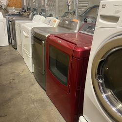 ELECTRIC DRYER DRYERS* FRONT TOP LOADS with WARRANTY ATTACHMENTS DELIVERY etc.