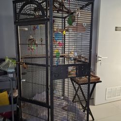 Corner Bird Cage 