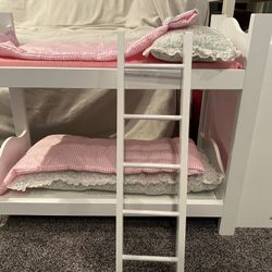 Doll Bunk bed With Ladder, Closet