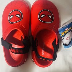 Marvel Spider Man Clogs youth size 1