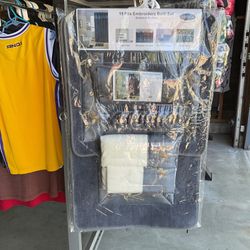 18 PCs Grey Bath Set