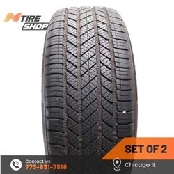 Set of 2 Used  8.5/32    235/50R19  99V  Bridgestone  Alenza AS Ultra
