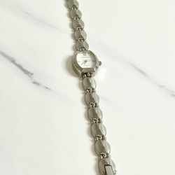Geneva Women’s Stainless Steel Silver Wristwatch