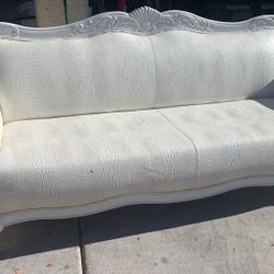 White Crocodile Sofa