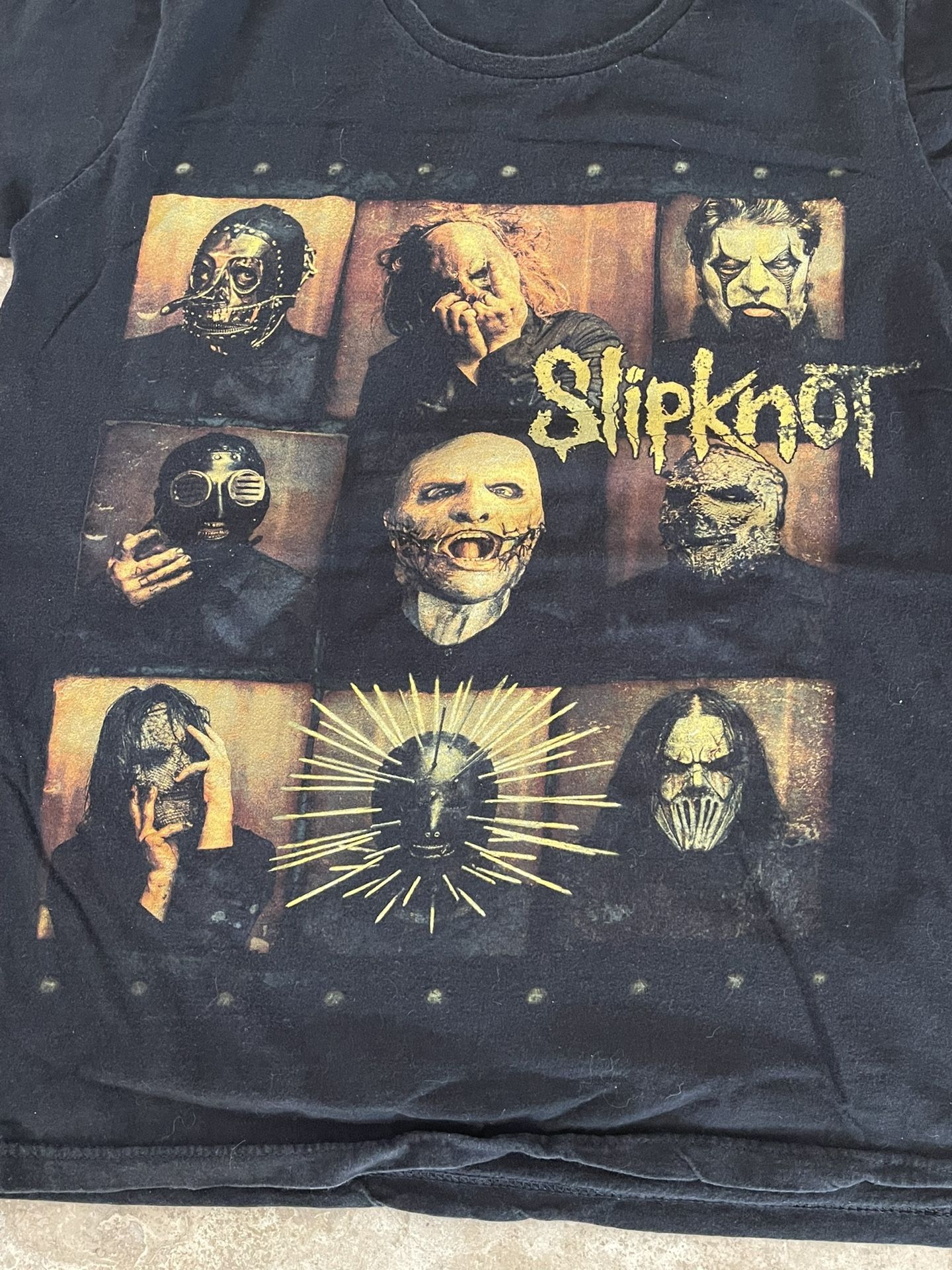 Slipknot Metal Rock Skeptic Black Tee Large on Bay Island Tag Double Sided