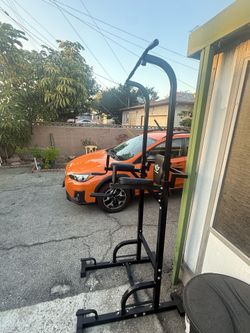 Pull-up and dip station