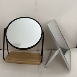 Foldable Mirrors 2 For $15