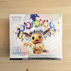 POKEMON PRISMATIC EVOLUTIONS ELITE TRAINER BOX ETB SEALED