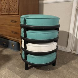 Mid century Modern Stacking Stools 