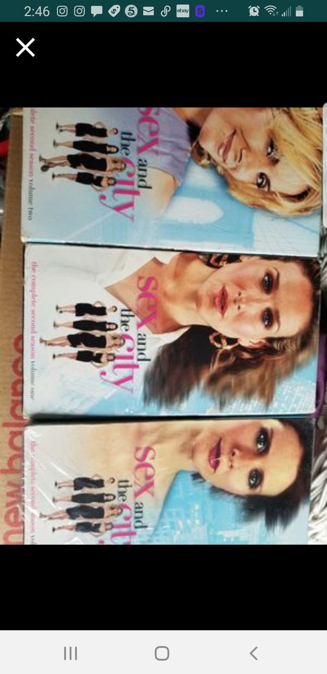 "Sex in the City" Retro VHS format. Volume 1, 2, 4 Only.