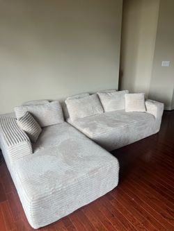Cream Sectional Couch