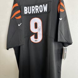JOE BURROW SIGNED CINCINNATI BENGALS QB AUTOGRAPHED NIKE JERSEY w/COA - XXL 846