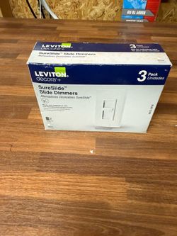 Leviton Dimmer SureSlide 3 pack