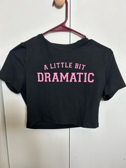A Little Bit Dramatic Crop Top