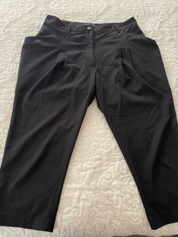 Black Dress Pants with Pleats size S/M