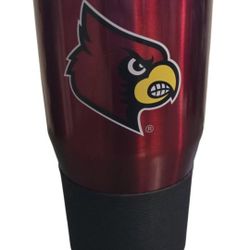Louisville Cardinals NCAA 30 Oz. Red Tumbler Cup Mug