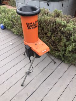 Black & Decker Garden Shredder/chipper